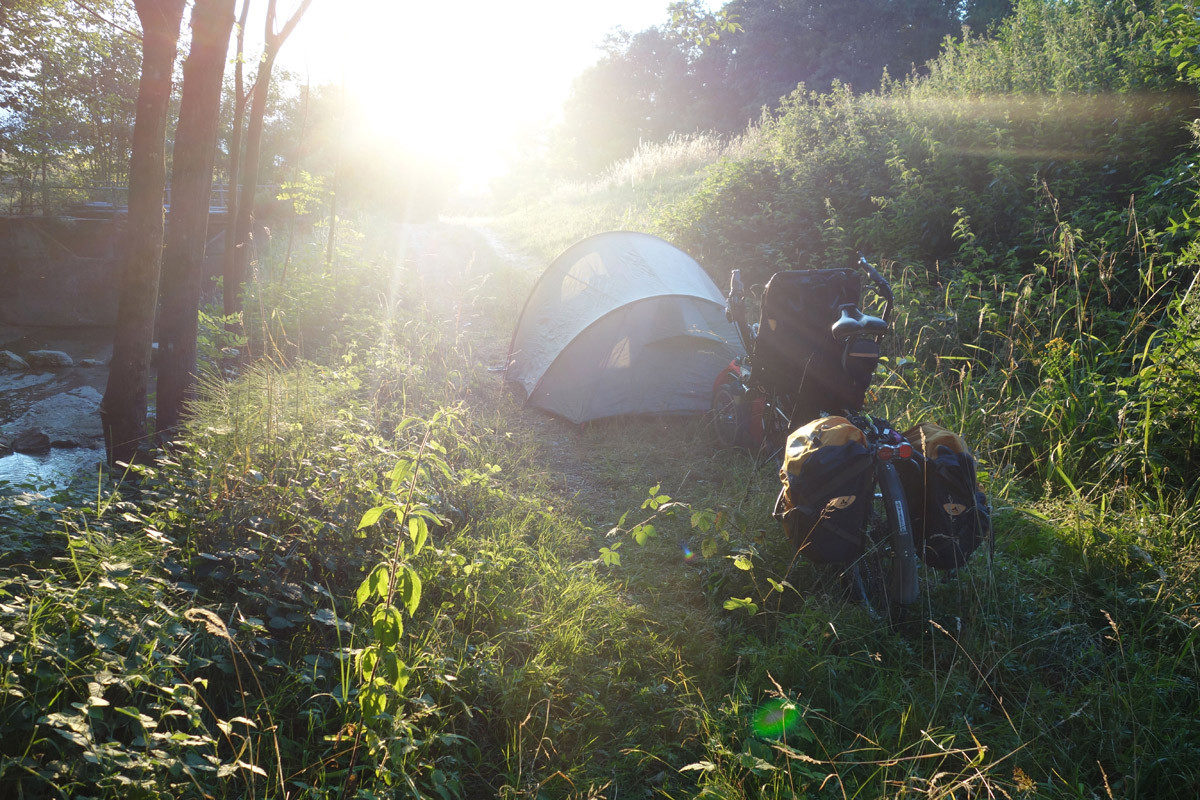 Bivouac sauvage vers Estavayer-le-lac
